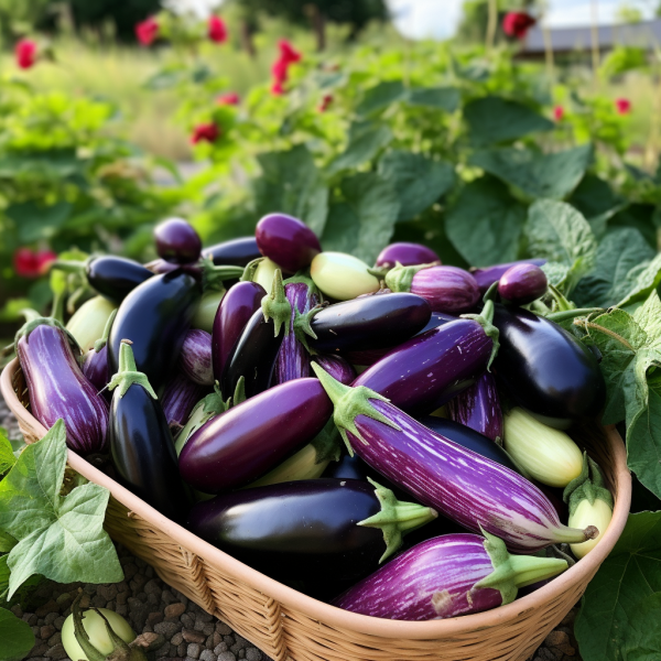 when to harvest eggplant
