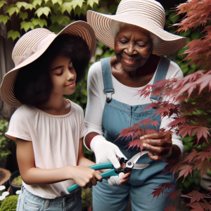 pruning-the-Japanese-maple-tree.